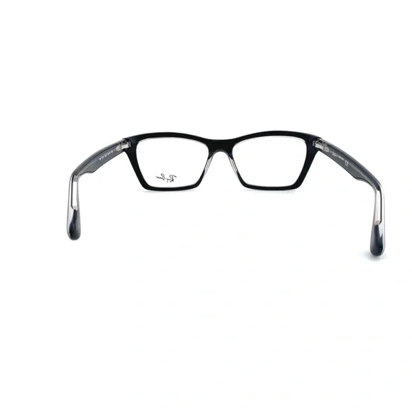 New Ray-Ban Frames Black Clear Acetate RB5316 2034 53 16 140 Unisex Eyeglasses - Picture 6 of 9